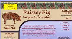 Desktop Screenshot of paisleypig.com