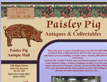 Tablet Screenshot of paisleypig.com